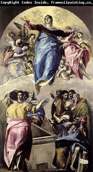 El Greco The Assumption of the Virgin